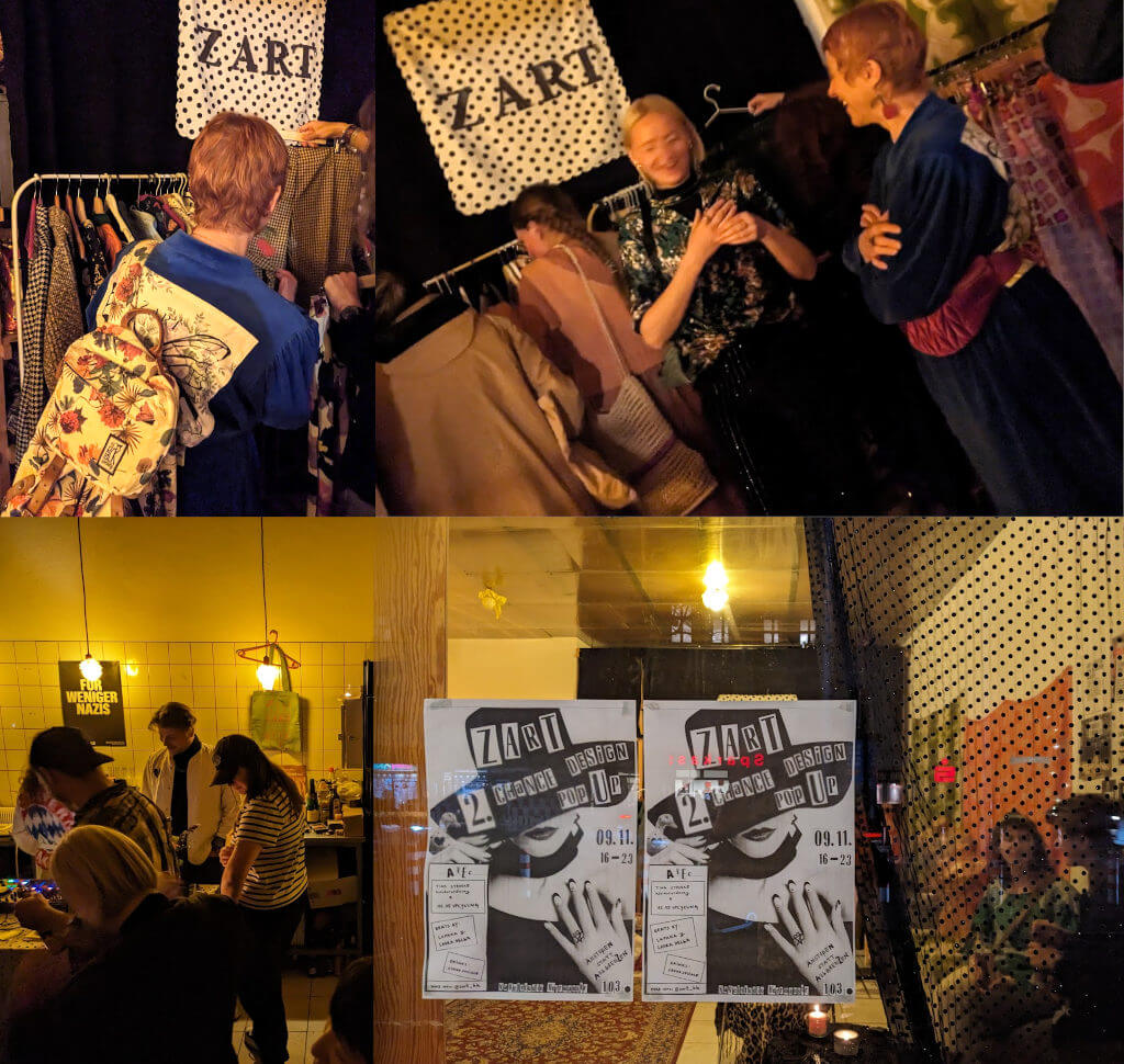 ZART 2nd Chance Popup Berlin Neukölln Collage